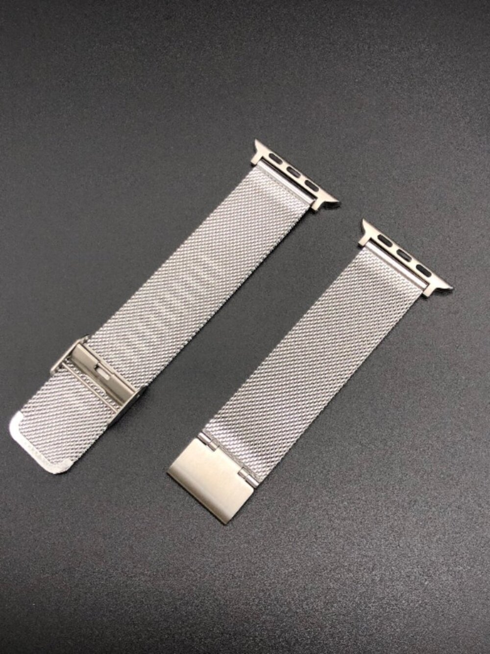 Apple Style Mesh Replacement Steel Bracelet (Silver)